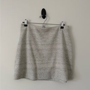 Express Light Gray Mini Skirt
